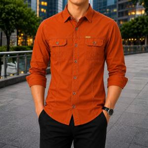 সফট কটন ফেব্রিক্সের স্টাইলিশ প্যানেল শার্ট